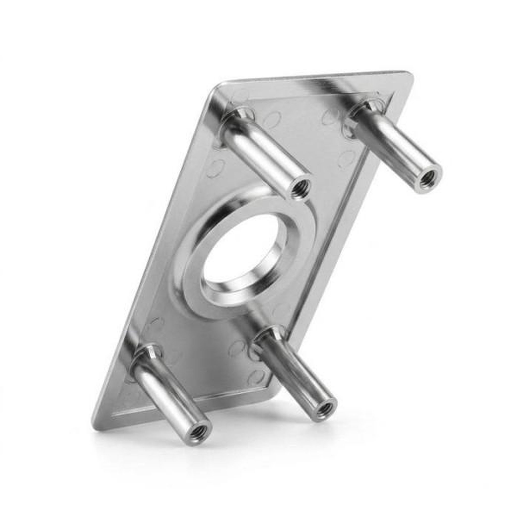 Voir la diapositive 4 : ABUS Verrou de porte haute sécurité - ABUS - VP12R CC 45 F9 - Double cylindre - Acier brossé - 12 goupilles