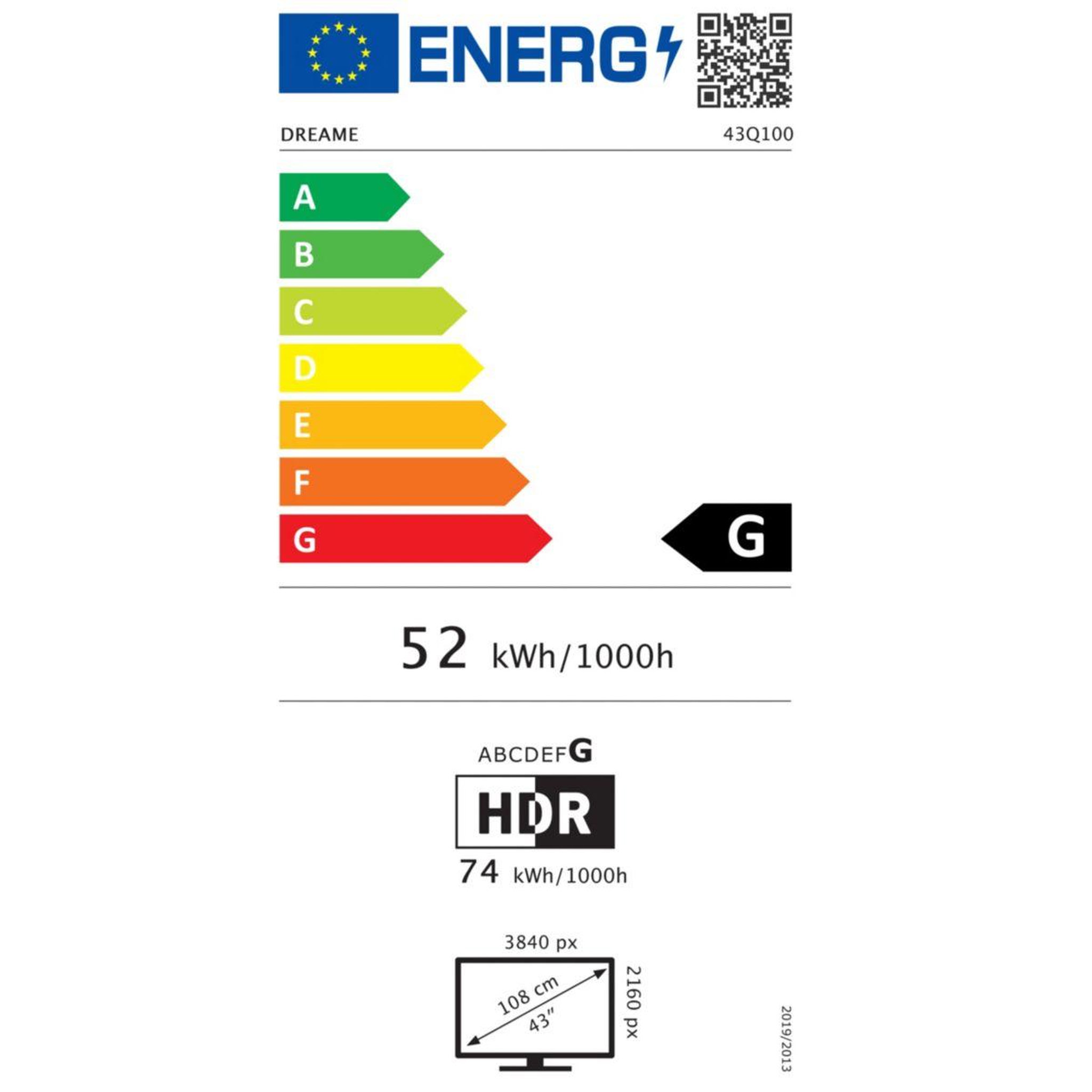 Voir la diapositive 6 : DREAME Tv qled 43q100 (2026) 43  (109 cm)