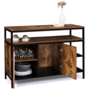 Voir la diapositive 4 : ID MARKET Buffet bas 2 portes 100 cm CHICAGO design industriel