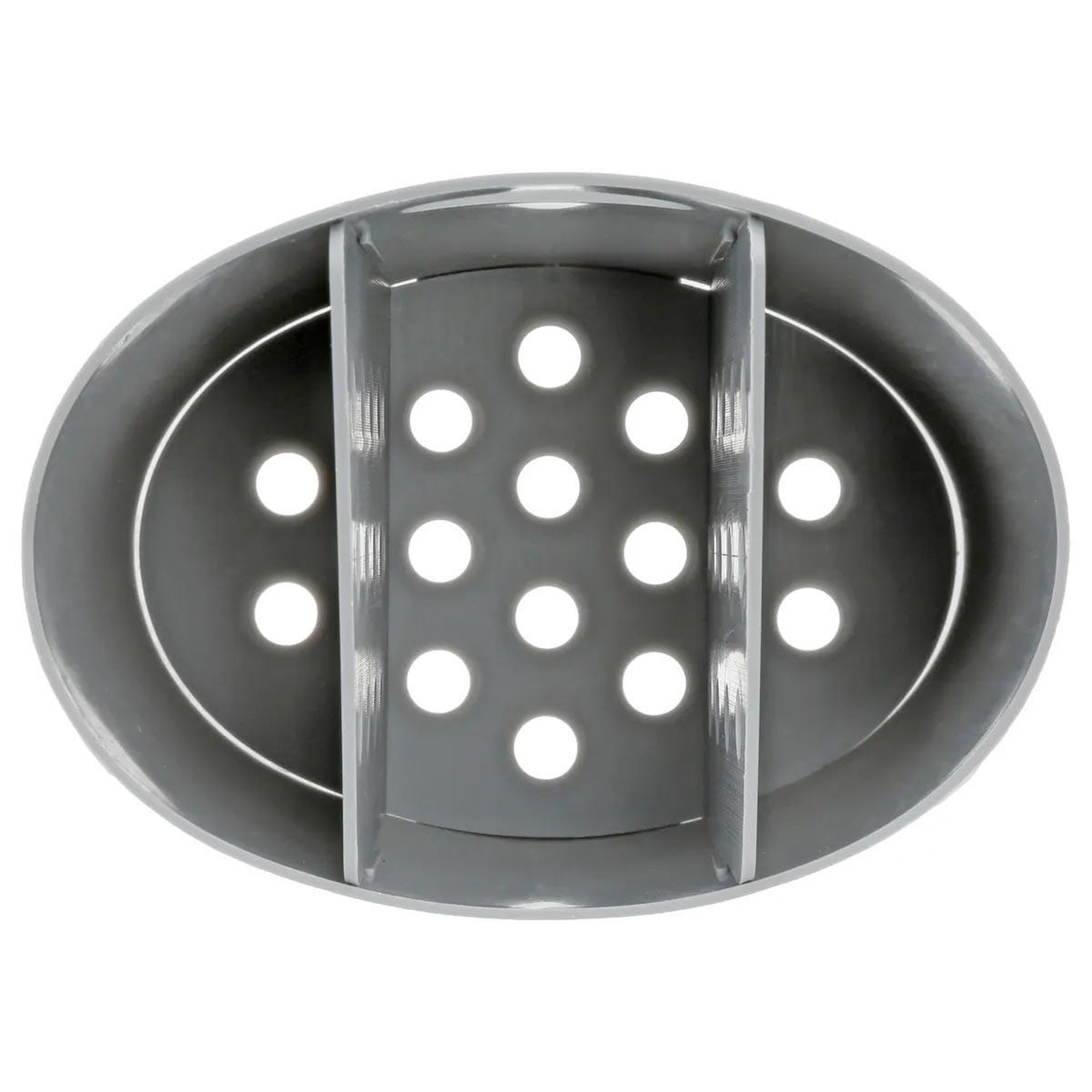 Voir la diapositive 2 : FIVE Égouttoir à couverts  3 compartiments  14cm gris