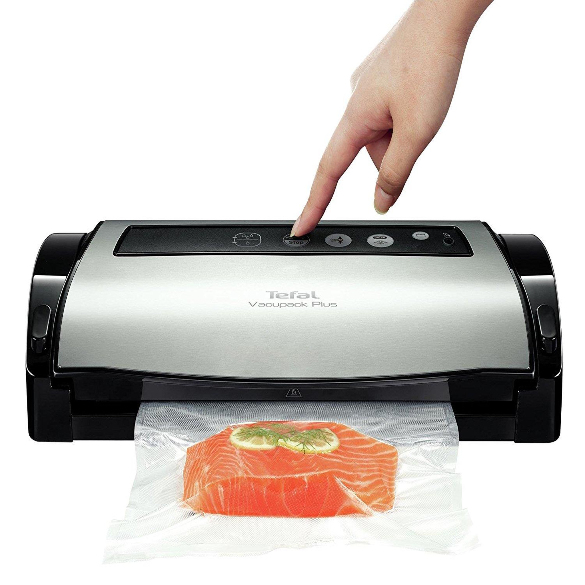 Voir la diapositive 2 : TEFAL Appareil à emballage sous vide 130w noir/inox avec accessoires - yy3107fb