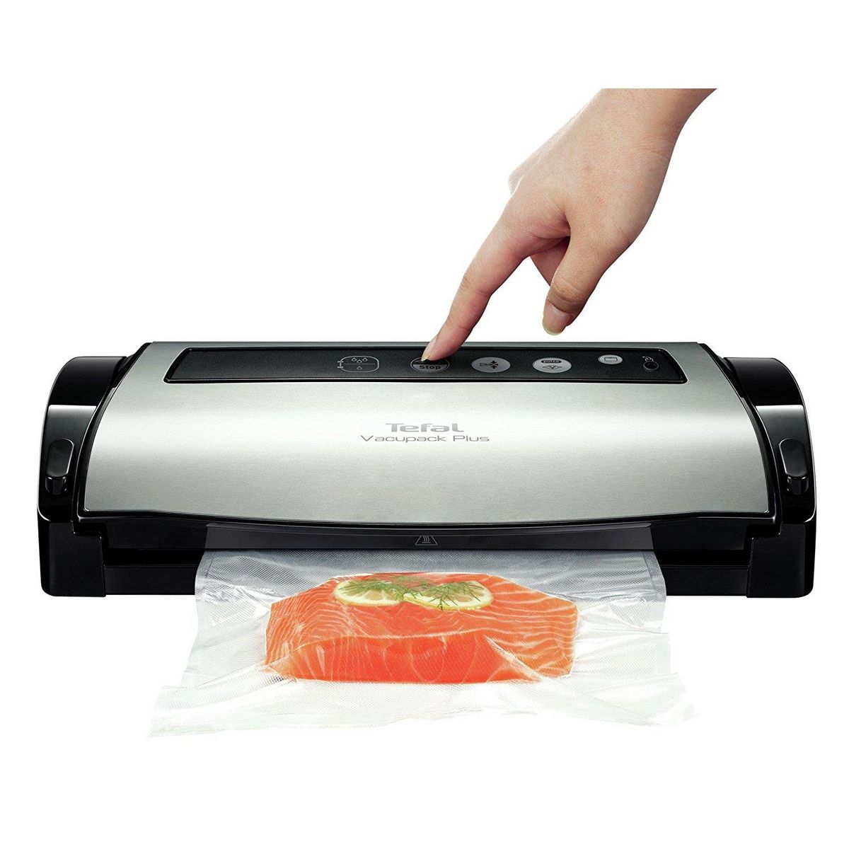 TEFAL Appareil à emballage sous vide 130w noir/inox avec accessoires - yy3107fb