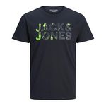 Jack & Jones T shirts /Vert Homme Jack & Jones Plash Corp. Coloris disponibles : Bleu