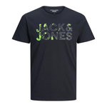 Jack & Jones T shirts /Vert Homme Jack & Jones Plash Corp. Coloris disponibles : Bleu