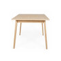 Voir la diapositive 2 : Paris Prix Table à Manger Design  Skagen  140cm Chêne
