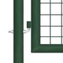 Voir la diapositive 3 : VIDAXL Portail en treillis de jardin acier 390x75 cm vert