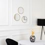 Voir la diapositive 2 : The Home Deco Factory Lot de 3 miroirs TORONTO diam 26cm