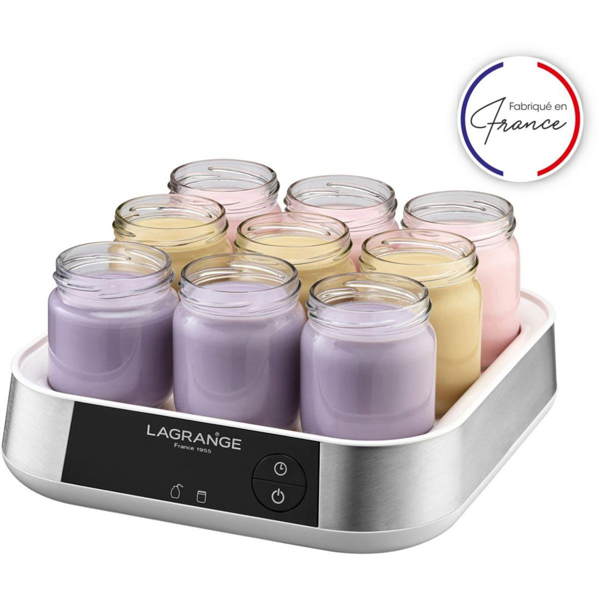 LAGRANGE Yaourtière et fromagère ligne + goupillon et entonnoir 459605