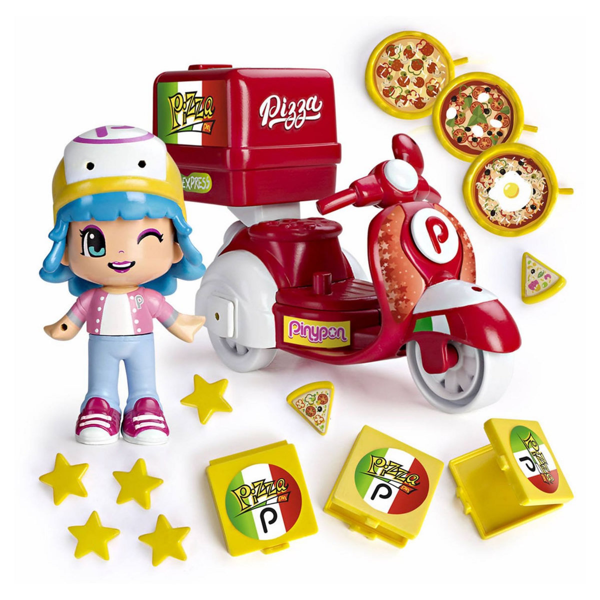 Figurine Pinypon Livreur de Pizza