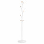Voir la diapositive 2 : VIDAXL Porte-manteau blanc 177 cm fer enduit de poudre