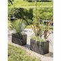 Voir la diapositive 2 : Eda Jardinière rectangulaire Carel gris anthracite 78 x 39 x 39 cm - 63 L - Eda