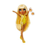 Rainbow Rainbow High Swim & Style - Poupée mannequin ariculée 27 cm - Sunny (Jaune) - Maillot de bain + Paréo - a partir de 4 ans