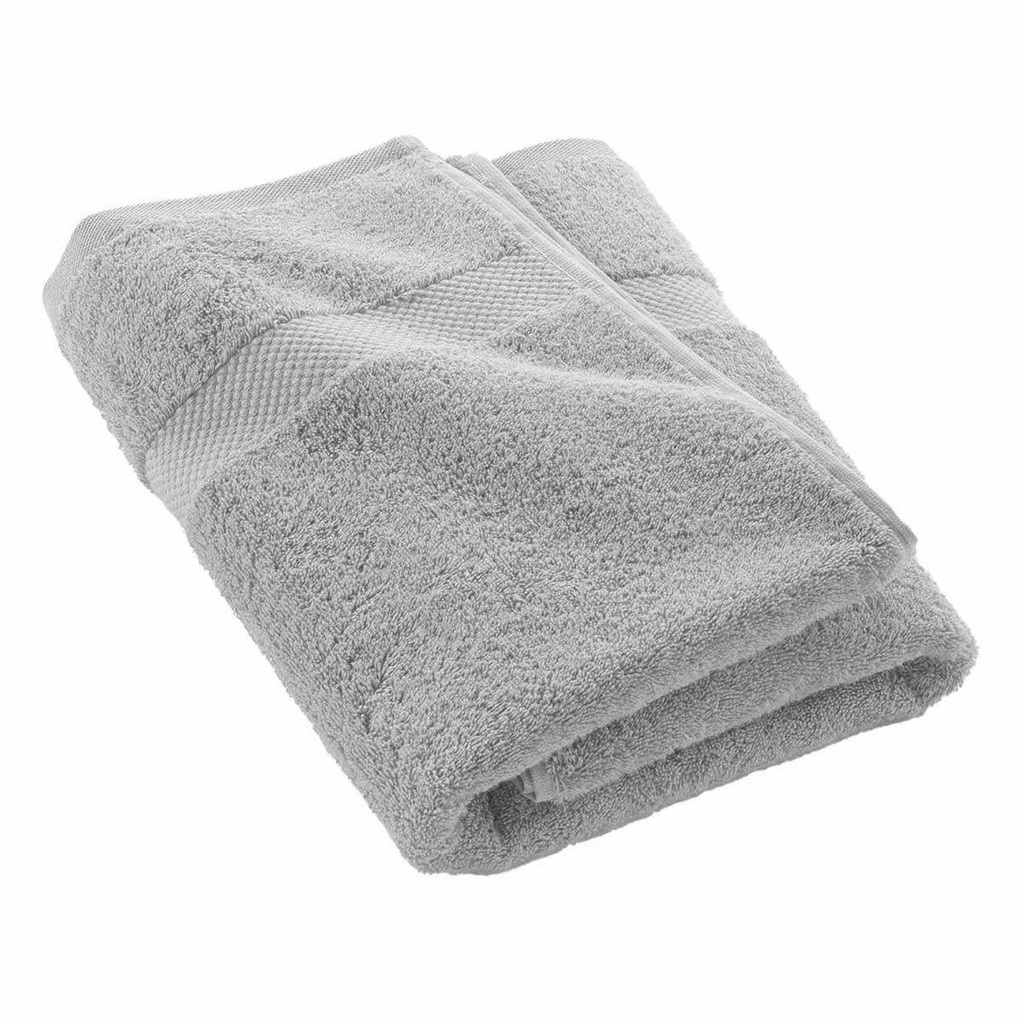 Douceur d'Intérieur Drap de douche  elegance  70x130cm gris perle