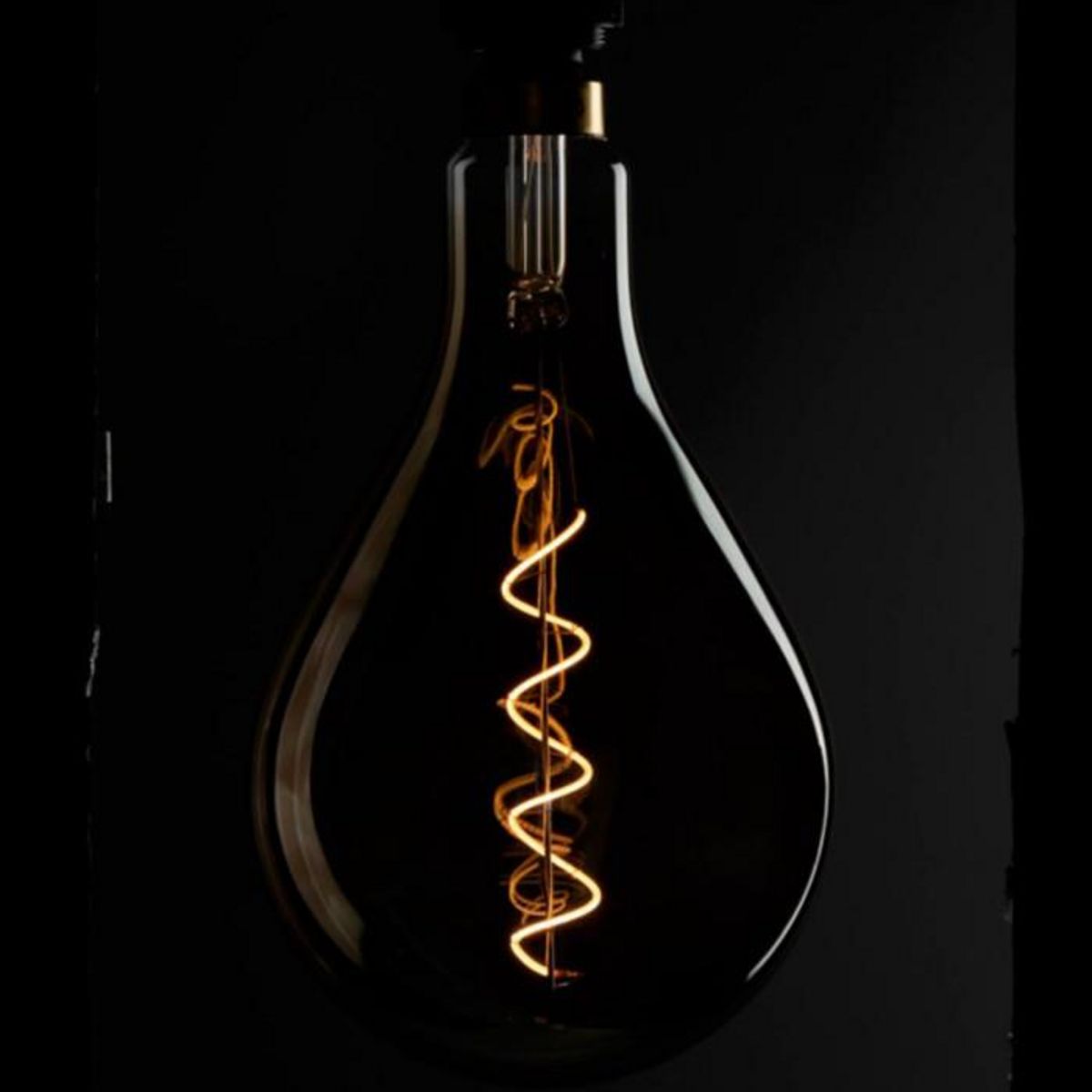 Paris Prix Ampoule Design Fumée  Spirale  31cm Marron