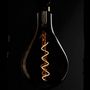 Voir la diapositive 2 : Paris Prix Ampoule Design Fumée  Spirale  31cm Marron