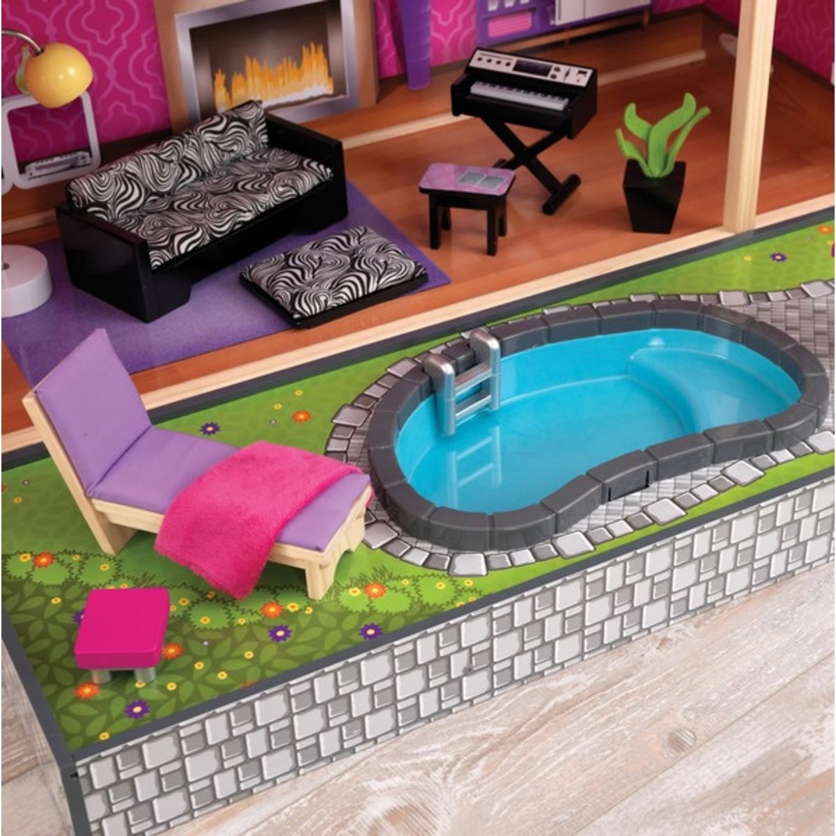 Kidkraft Maison de poupée Villa Uptown moderne