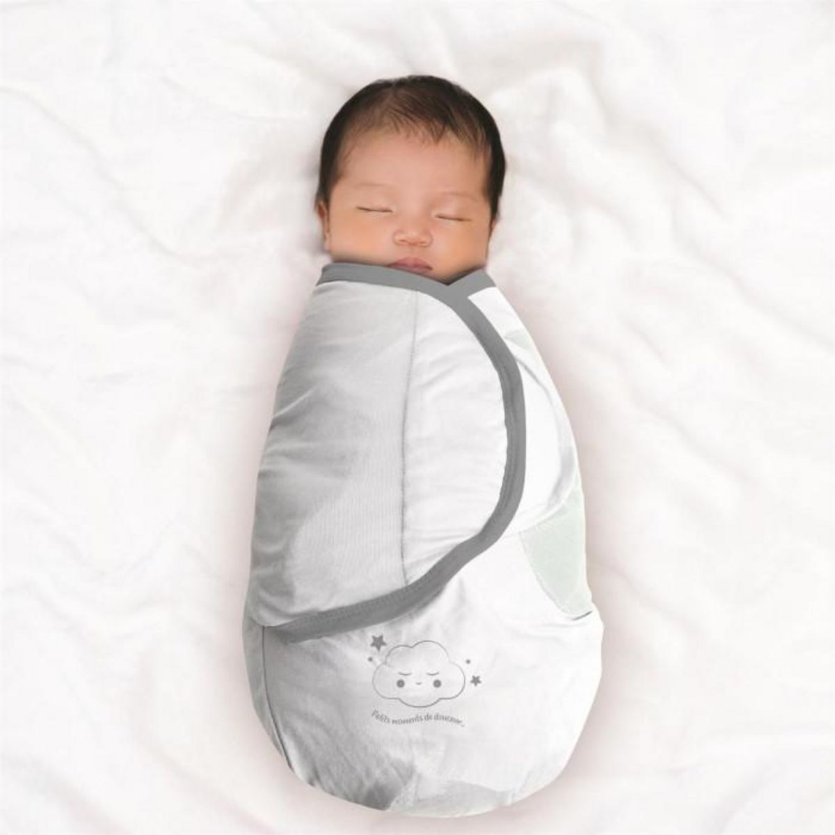 Paris Prix Couverture à Emmailloter  Bébé  0-3 Mois Blanc