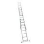 Voir la diapositive 2 : HAILO Echelle 3 plans 5m90 en aluminium - HOBBYSTEP