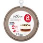 Voir la diapositive 2 : ACTUEL Moule à manqué rond 28 cm avec charnières 