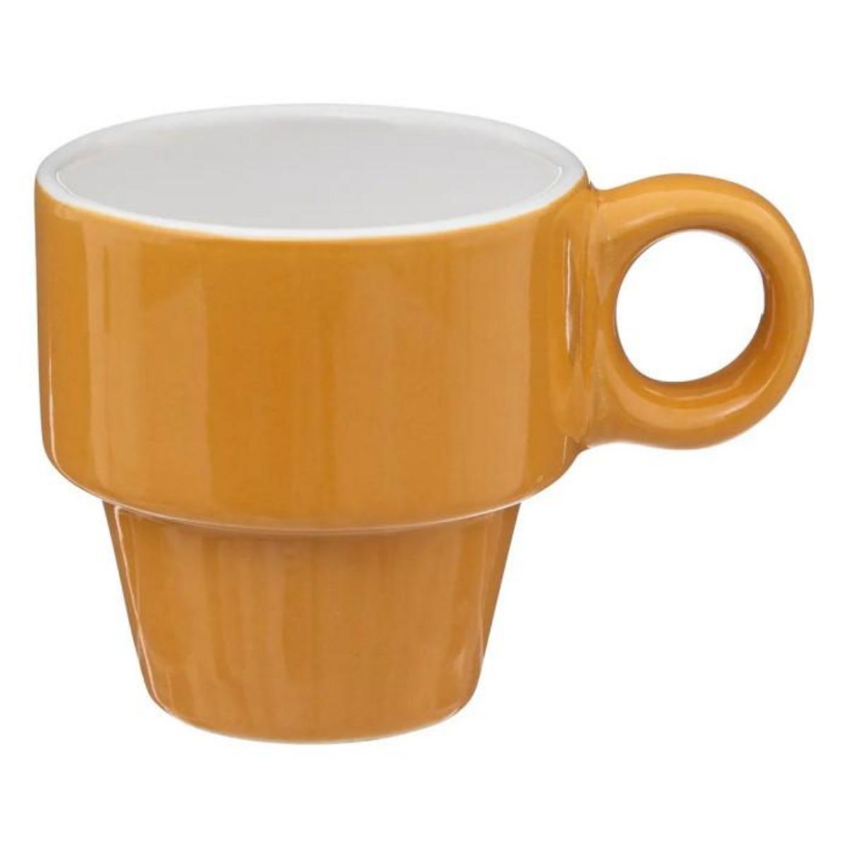 SECRET DE GOURMET Lot de 6 Tasses sur Rack  Colorama  5cl Multicolore