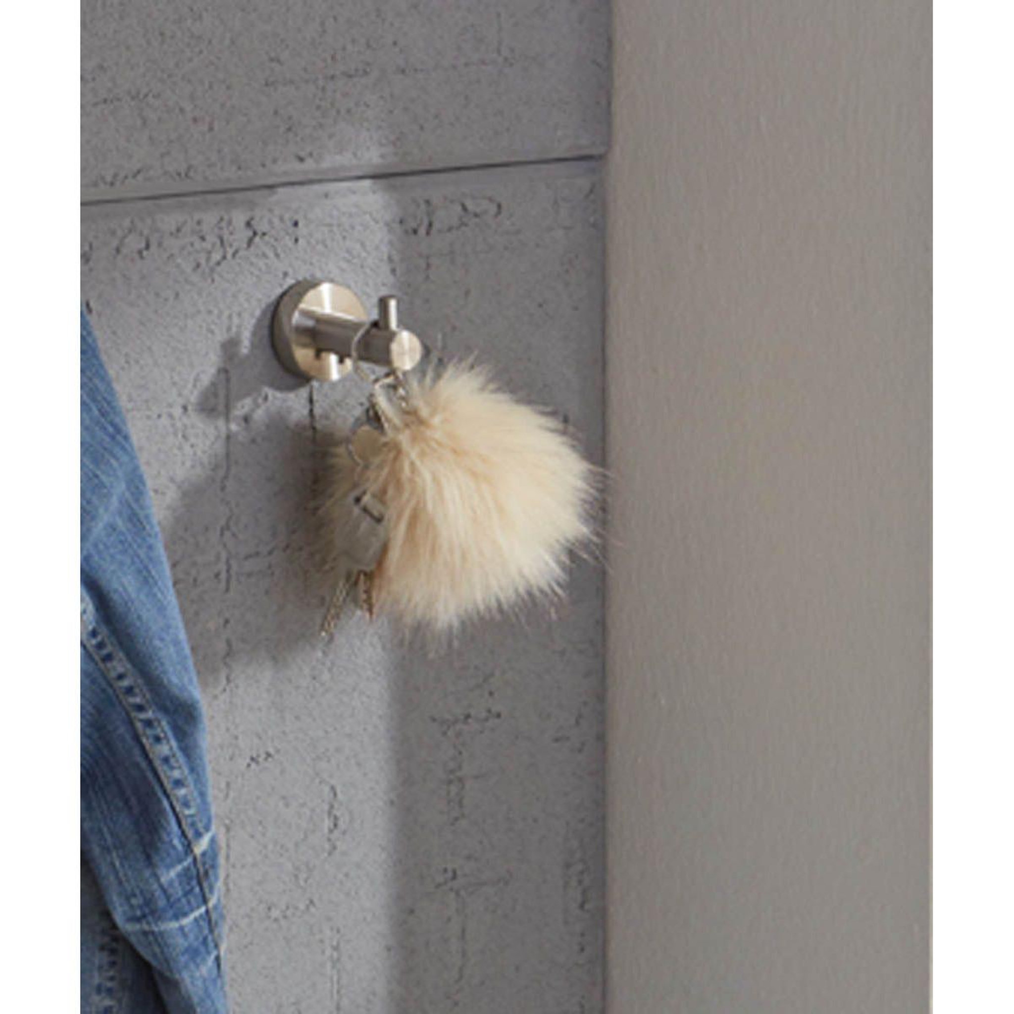 Voir la diapositive 2 : Paris Prix Patère en inox  1 crochet  7cm argent