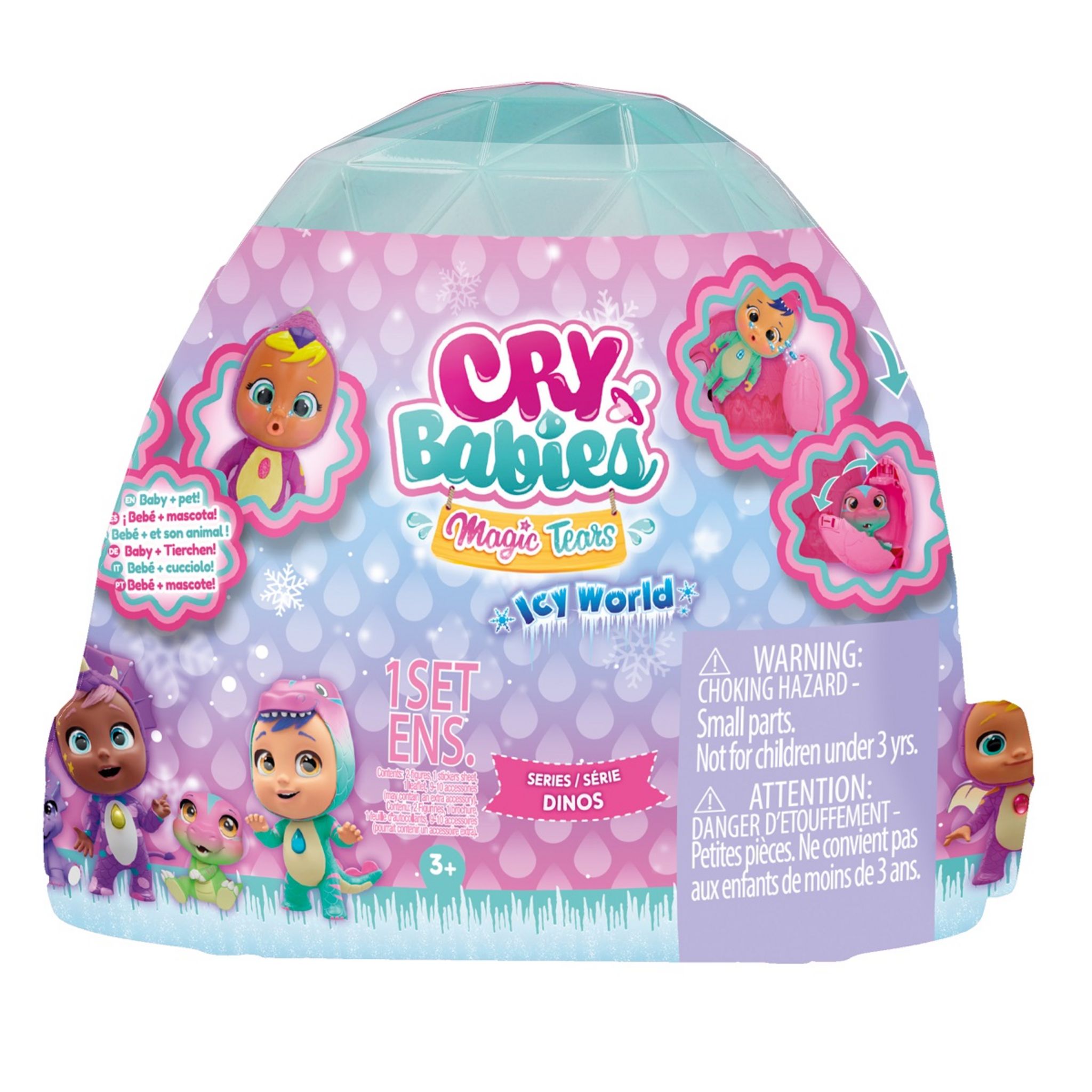 IMC TOYS Série Dino Icy Cry Babies Magic Tears