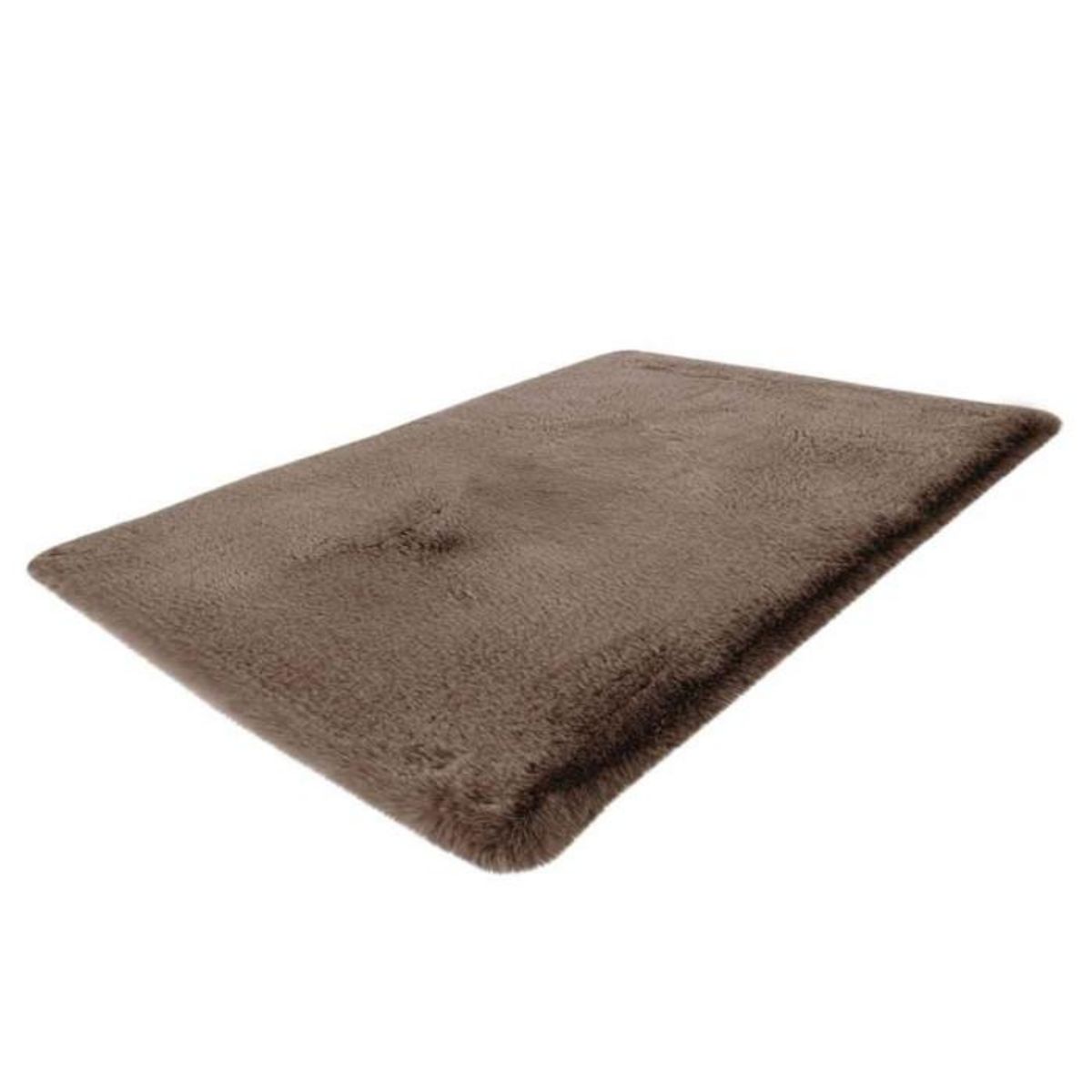 Paris Prix Tapis de Bain Doux Antidérapant  Rabbit  Beige Foncé