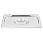 Voir la diapositive 3 : VIDAXL Couvercles de plateau 2 pcs GN 1 2 Acier inoxydable