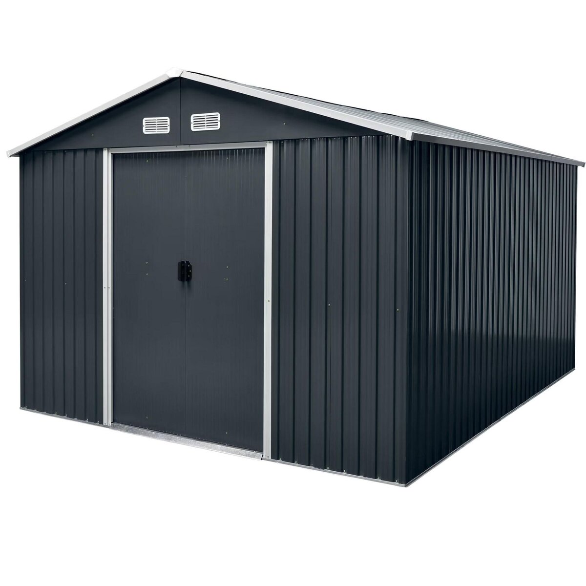  Abri jardin métal 11,8m2  3,67 x 3,22 x h2,17m