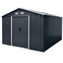 Voir la diapositive 1 :  Abri jardin métal 11,8m2  3,67 x 3,22 x h2,17m