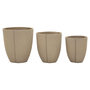 Voir la diapositive 2 : Paris Prix Lot de 3 Cache-Pots  Peru  50cm Gris