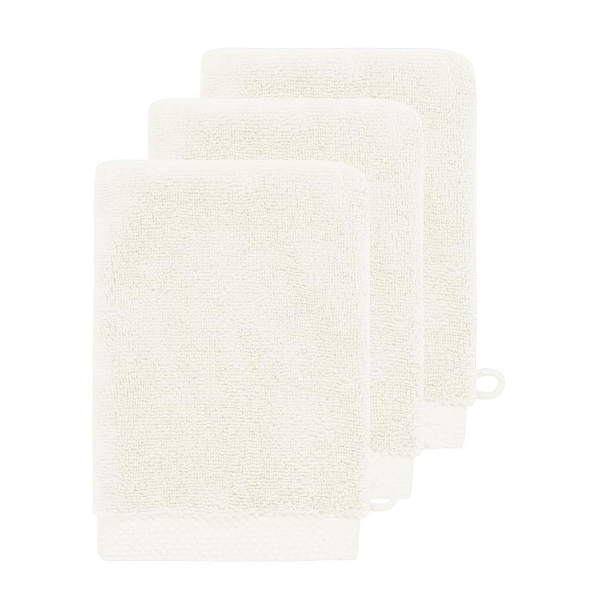 Sensei Maison 3 gants de toilette Zéro Twist 560 g/m² SENSOFT - 16x22 cm