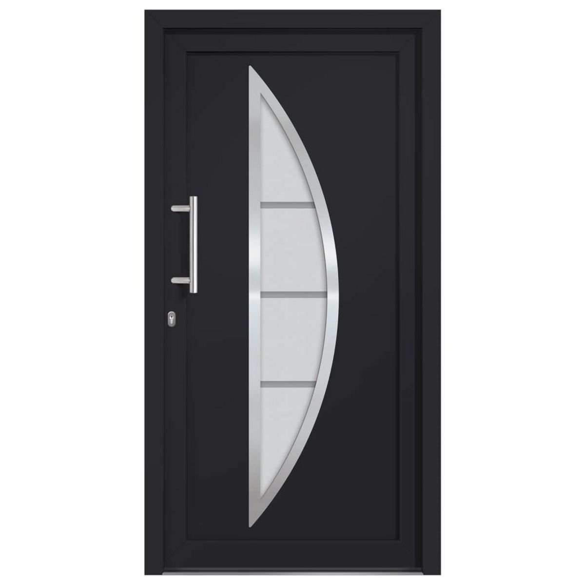 VIDAXL Porte d'entree Anthracite 98x208 cm
