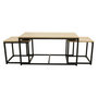 Voir la diapositive 1 : Paris Prix Lot de 3 Tables Basses  Seattle  90cm Naturel