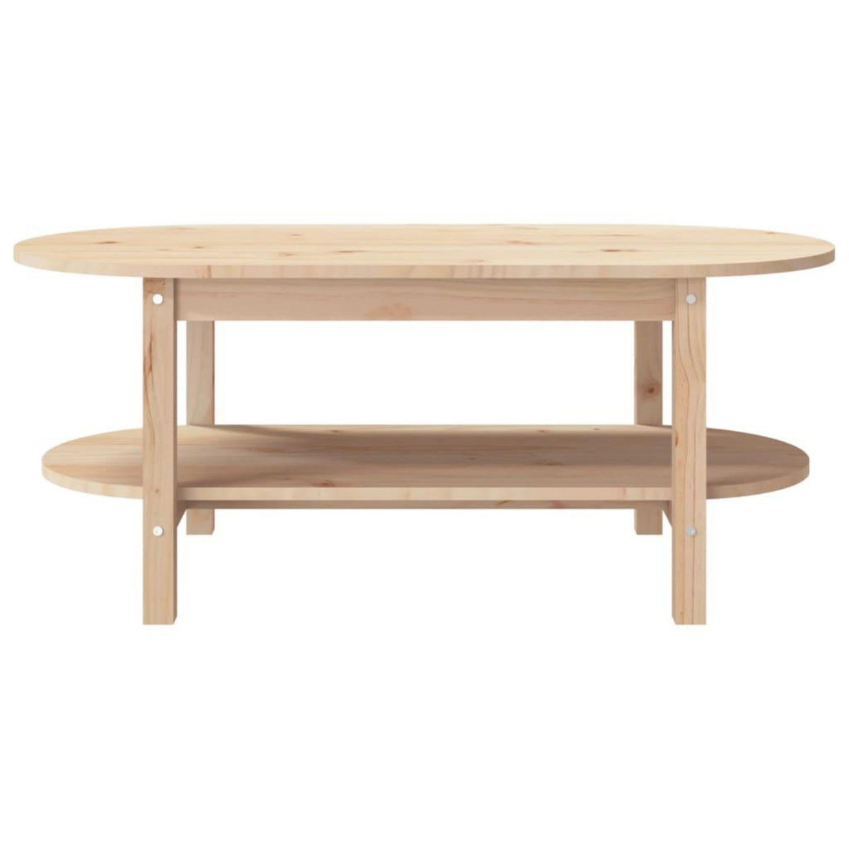 VIDAXL Table basse 110x55x45 cm Bois massif de pin