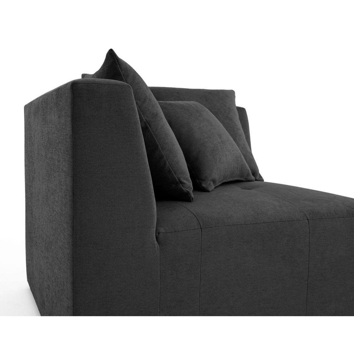 LISA DESIGN Amalfi - module d'angle réversible - en tissu