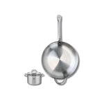 ELO Ensemble de 1 Poêle de cuisson 32 cm et 1 faitout 12 cm Elo Profi Citrin