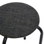 Voir la diapositive 4 : FIVE Tabouret d'appoint en métal et tissu chiné FLEXY
