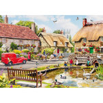 Trefl Puzzle 1000 pièces : Tea Time : Village d'été