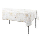 Douceur d'Intérieur Nappe rectangulaire antitache et infroissable. Coloris disponibles : Blanc