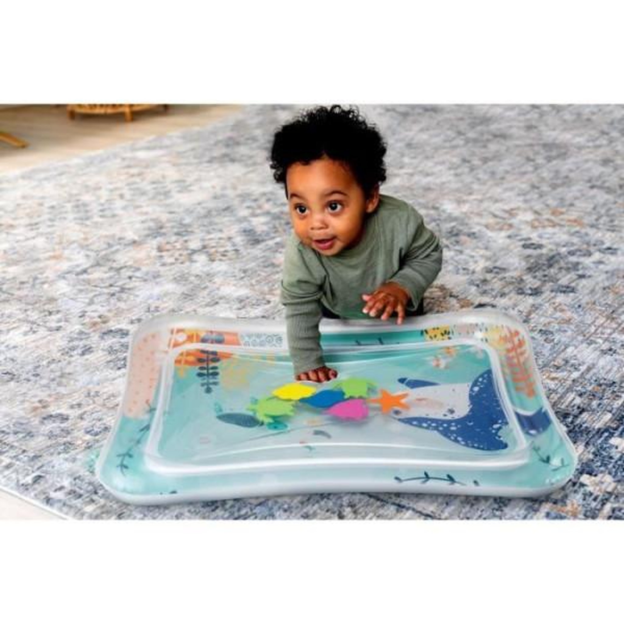 Voir la diapositive 2 : INFANTINO Tapis d'éveil - INFANTINO - Tapis d'eau géant Océan