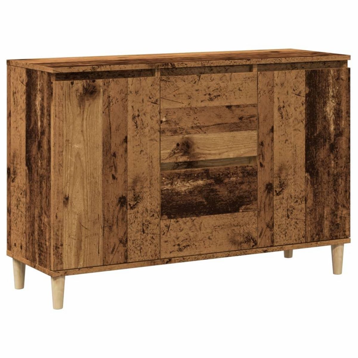 VIDAXL Buffet vieux bois 102x35x70 cm bois d'ingenierie