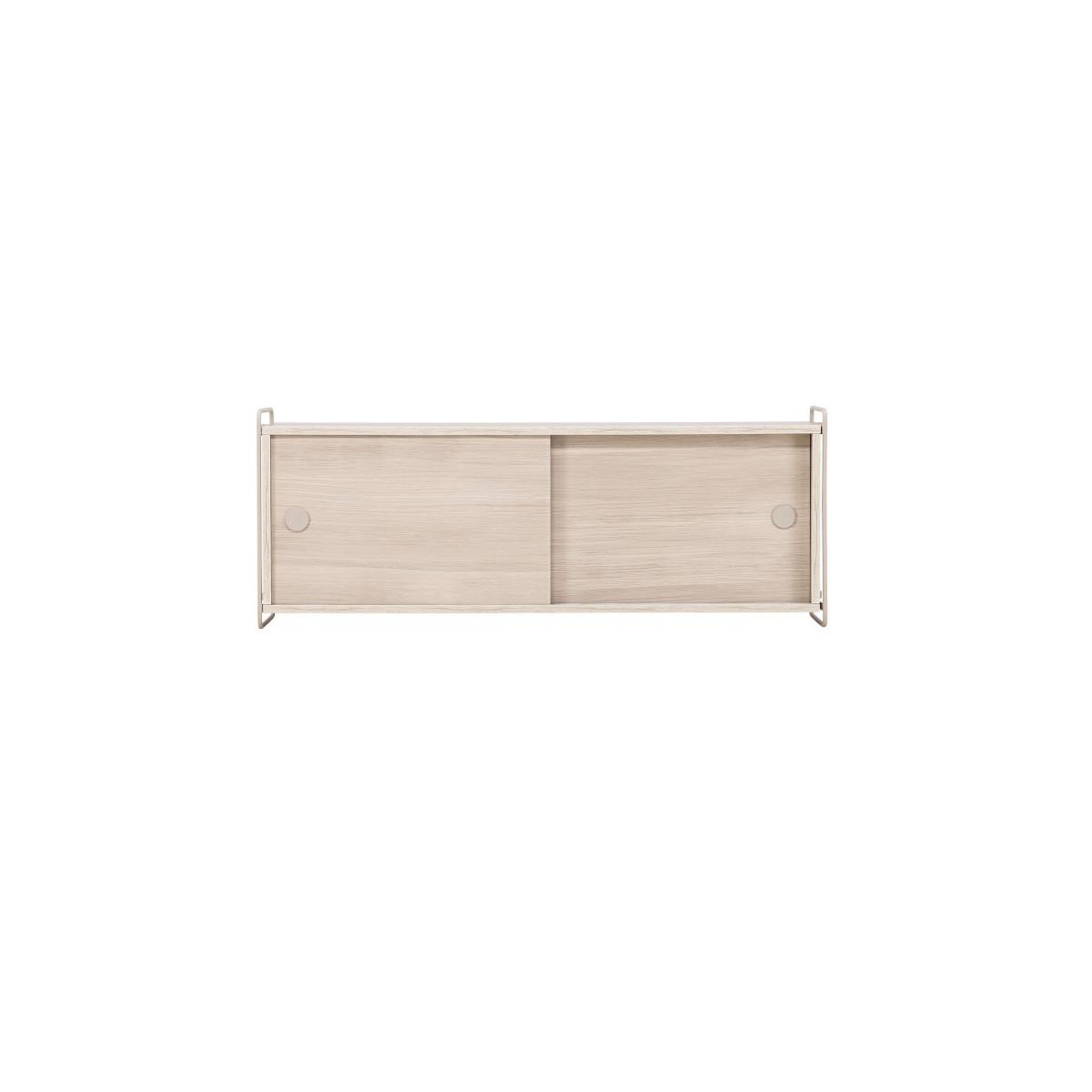 Voir la diapositive 4 : Paris Prix Étagère murale 2 portes  paris  122cm naturel