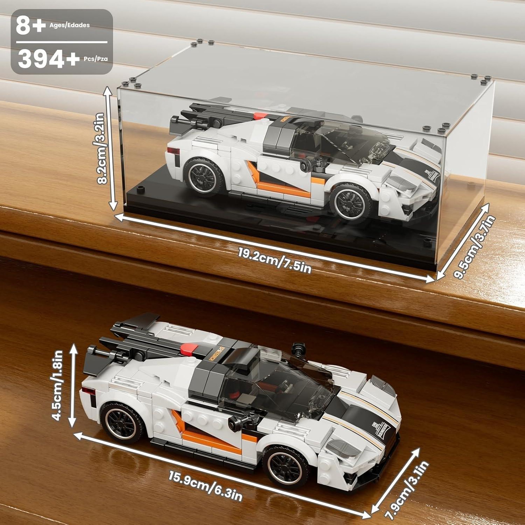 Voir la diapositive 2 : MOULD KING Véhicule de sport ONE1 avec vitrine