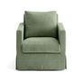 Voir la diapositive 3 : LISA DESIGN Serena - housse en velours texturé pour fauteuil