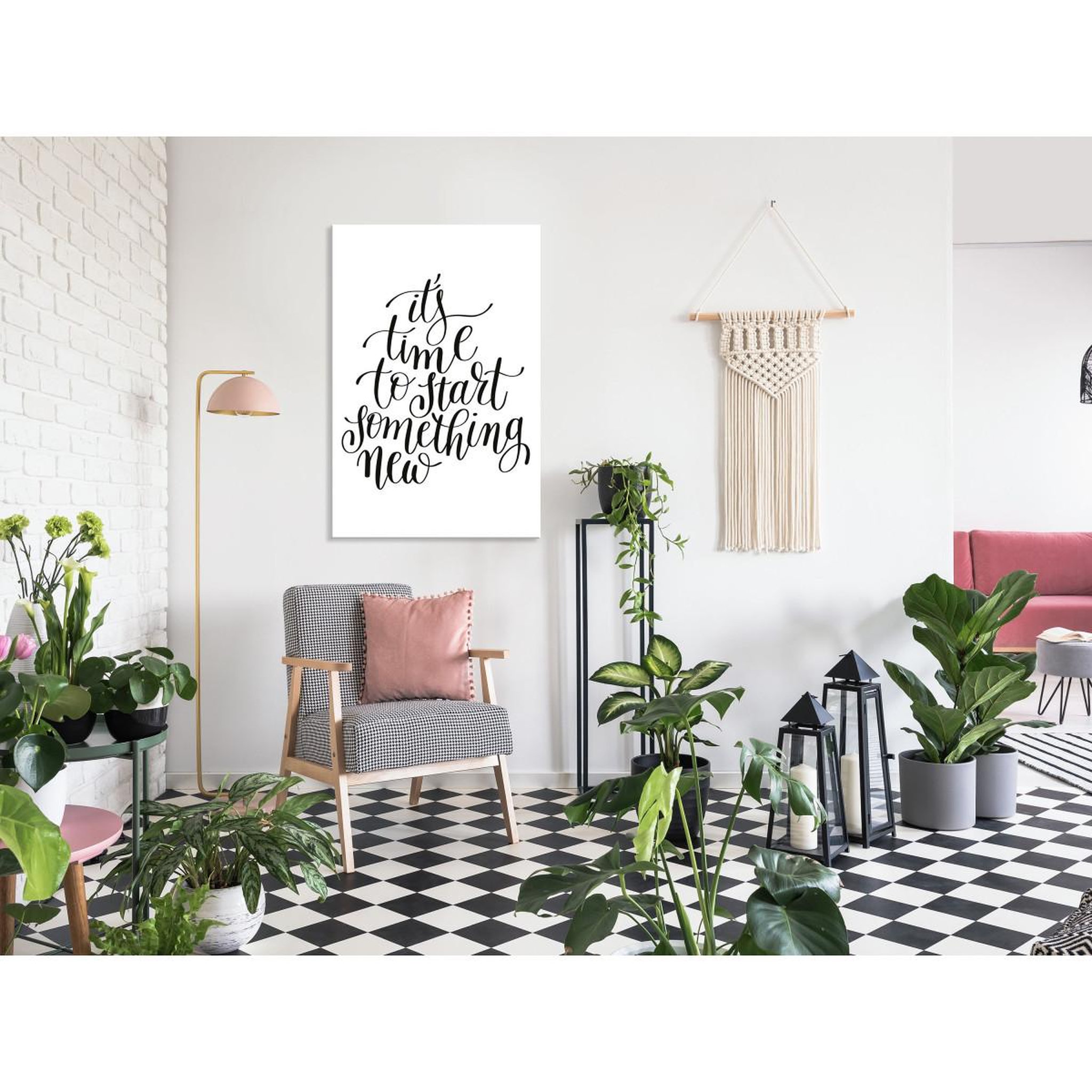 Voir la diapositive 2 : Paris Prix Tableau Imprimé  It's Time To Start Something New
