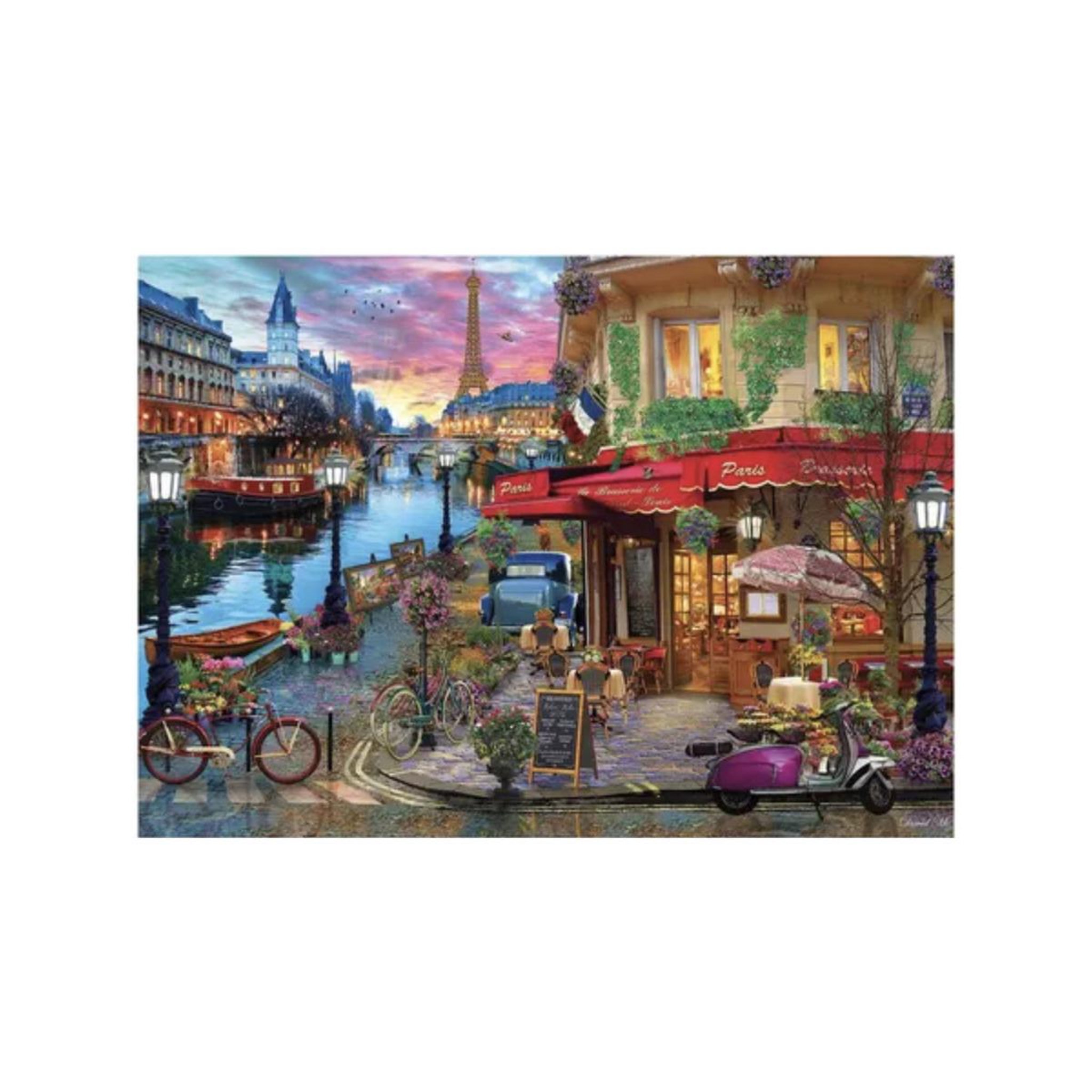 Voir la diapositive 2 : Gibsons Puzzle - Sunset on the Seine 1000 pieces