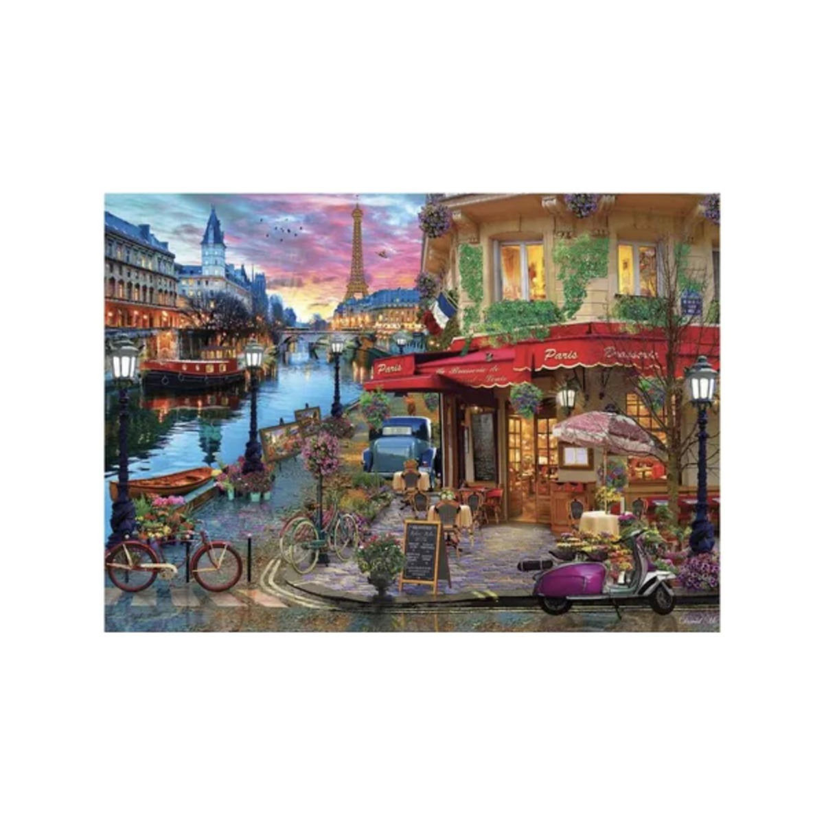 Gibsons Puzzle - Sunset on the Seine 1000 pieces