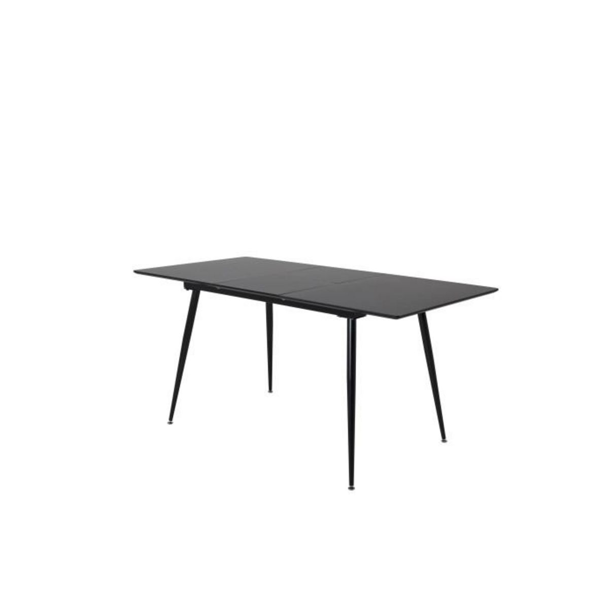 Paris Prix Table à Manger Extensible  Silar  120-160cm Noir