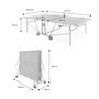 Voir la diapositive 2 : SWEEEK Table de ping pong OUTDOOR. avec 2 raquettes et 3 balles. pour utilisation extérieure + Housse en PVC